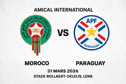 MAROC - PARAGUAY -20H00-